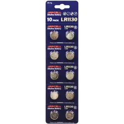 Japcell Alkaline LR1130 LR54 1,5V - 10 st - Batteri Japcell Alkaline LR1130 LR54 1,5V - 10 st - Batteri